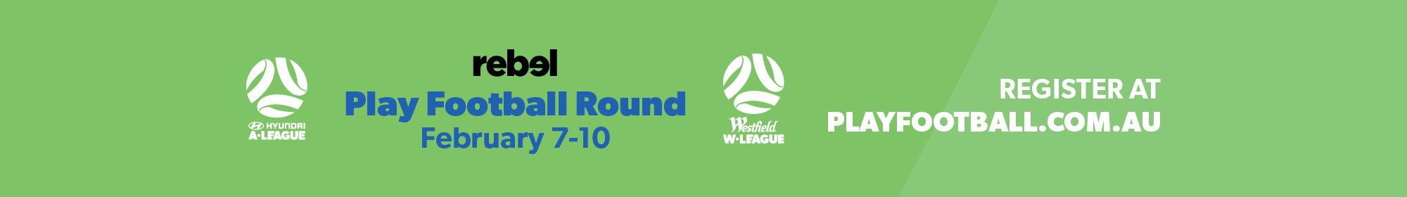 Play Football Round Banner