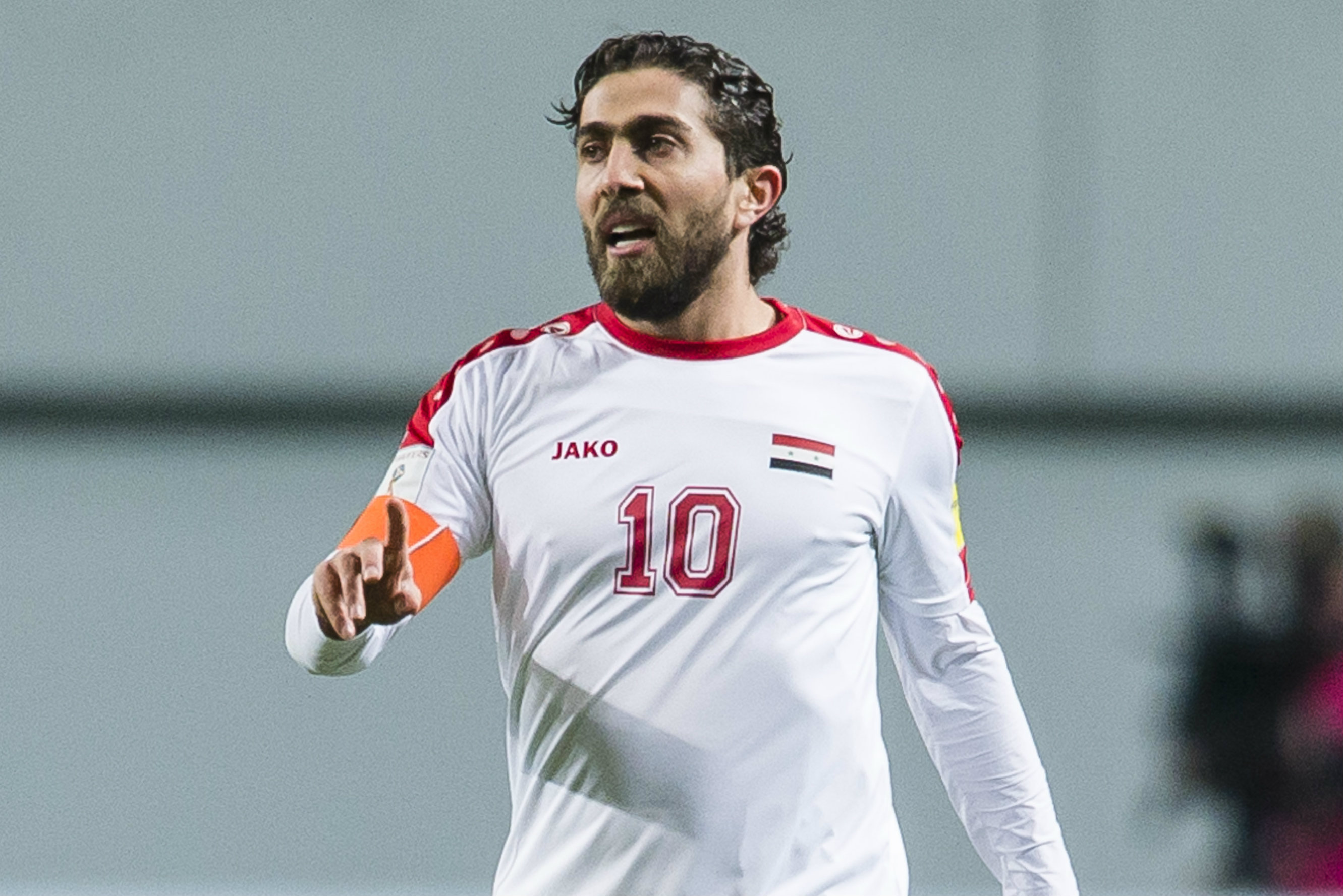 Firas Khatib looms as a key man for Syria against the Caltex Socceroos. Firas Khatib looms as a key man for Syria against the Caltex Socceroos.