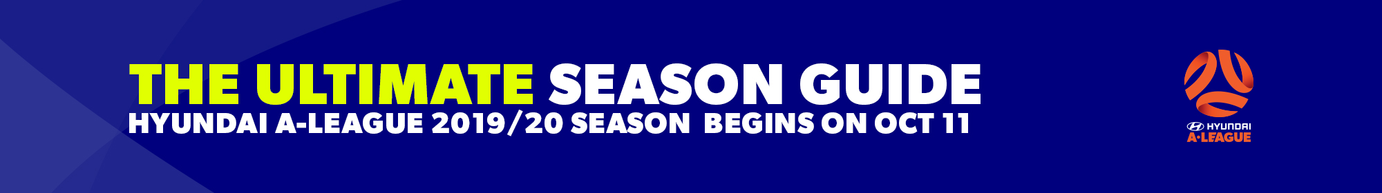 Thin banner a-league season guide