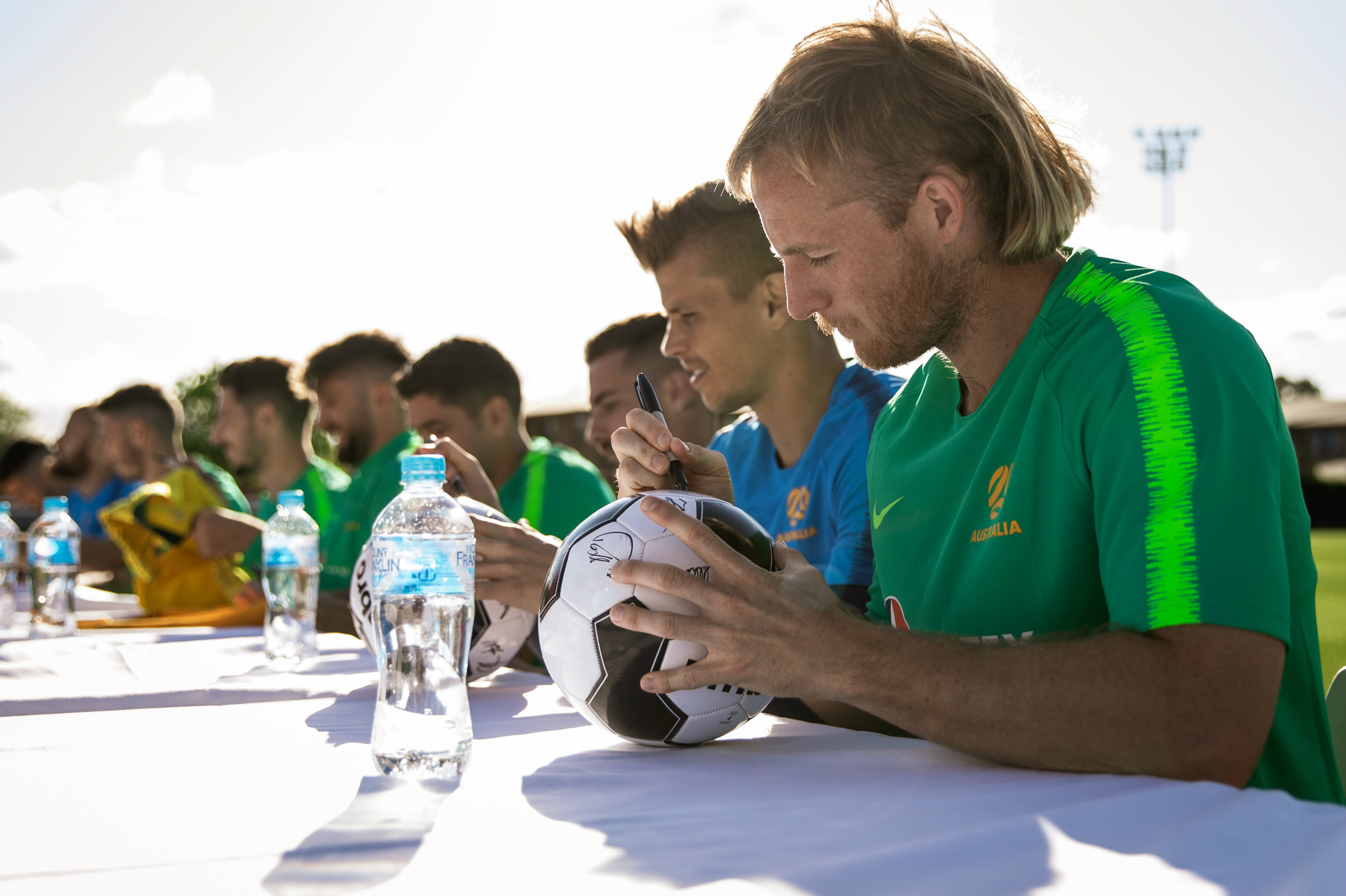 Caltex Socceroos training and fan day