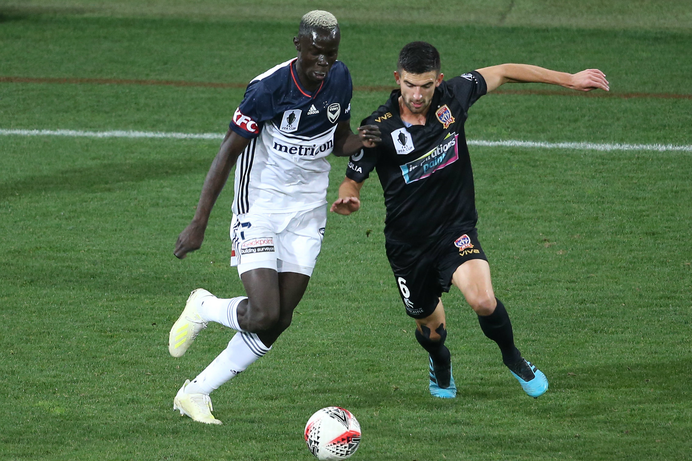 Steven Ugarkovic covered more than 17,000 metres against Melbourne Victory in the FFA Cup 2019 Round of 32