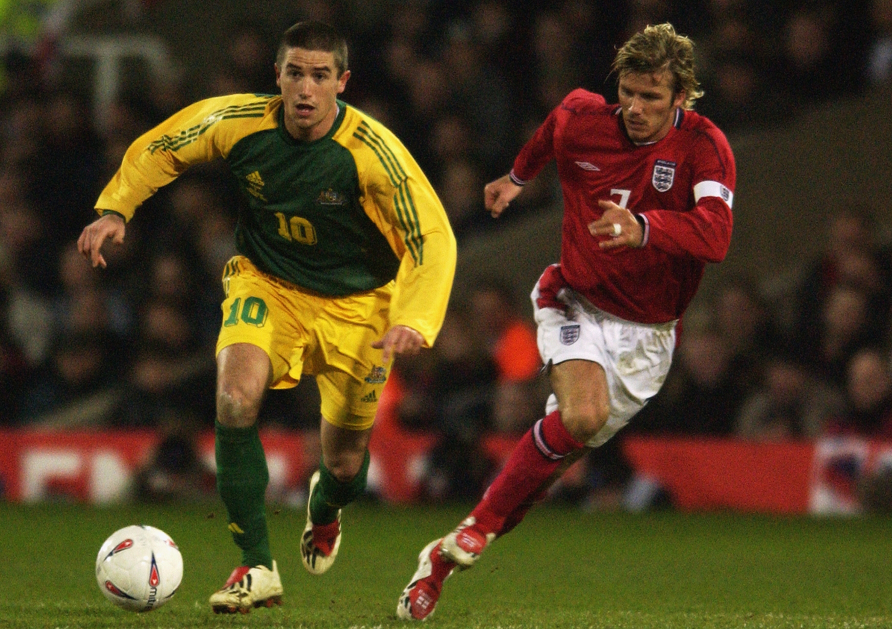 England couldn't contain the speed and skill of Harry Kewell