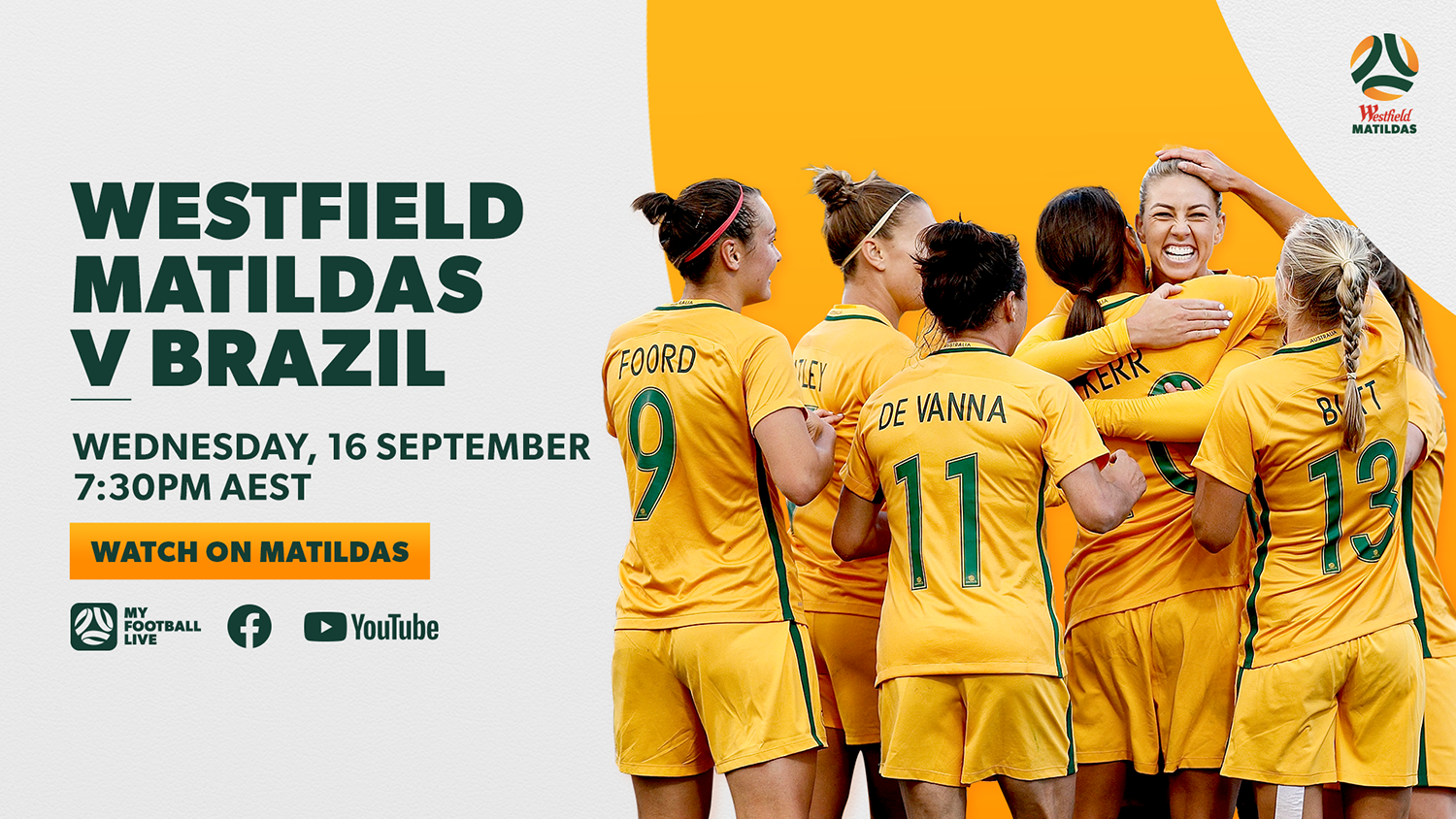 Matildas v Brazil 2017 full match replay