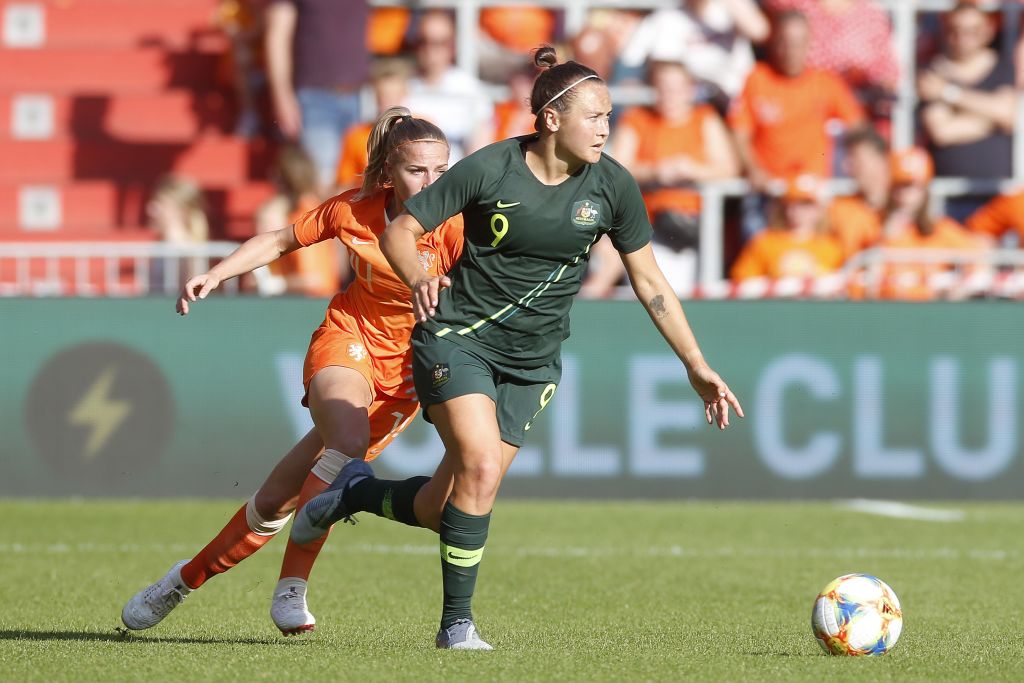 Matildas v Netherlands in 2019