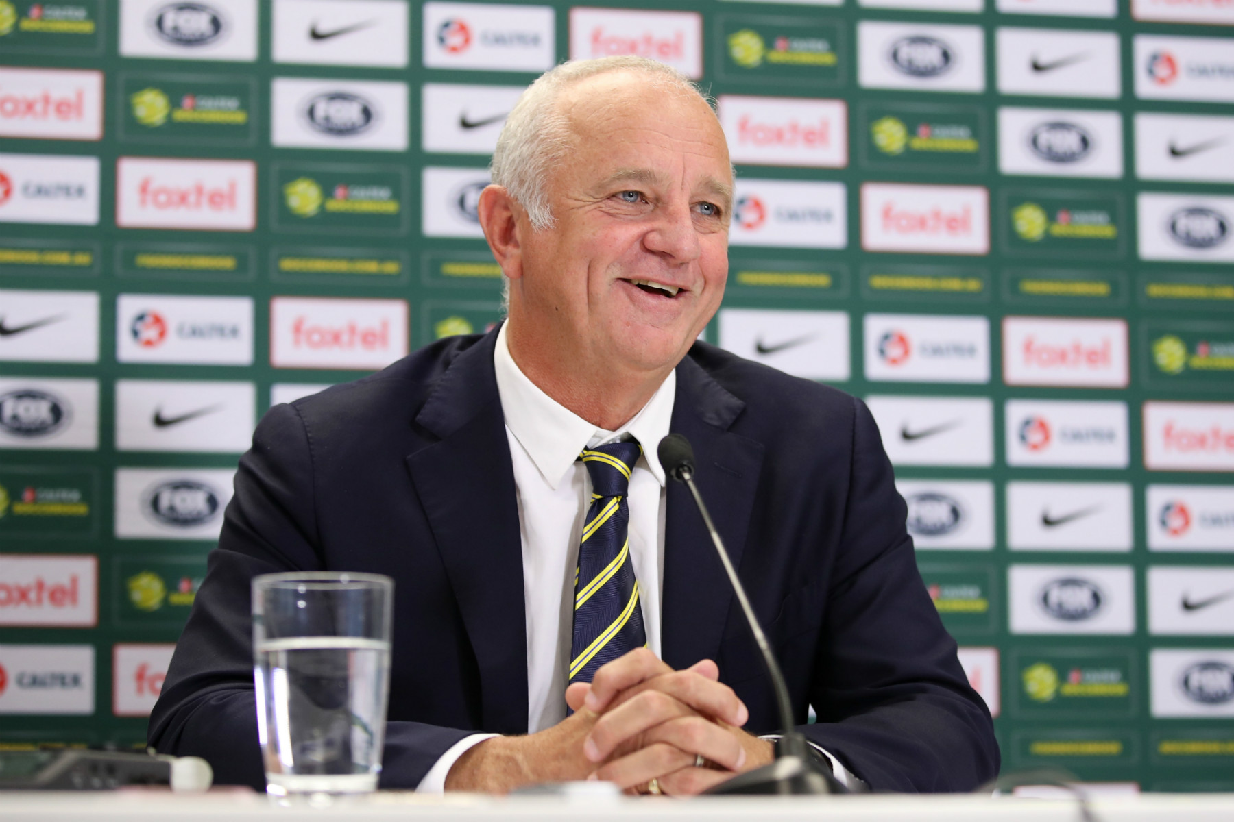 New Caltex Socceroos Head Coach Graham Arnold gives his first press conference