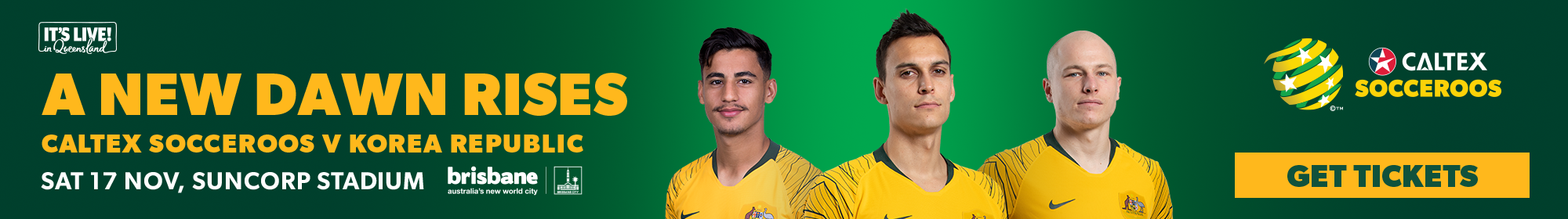 Secure your Caltex Socceroos tickets!