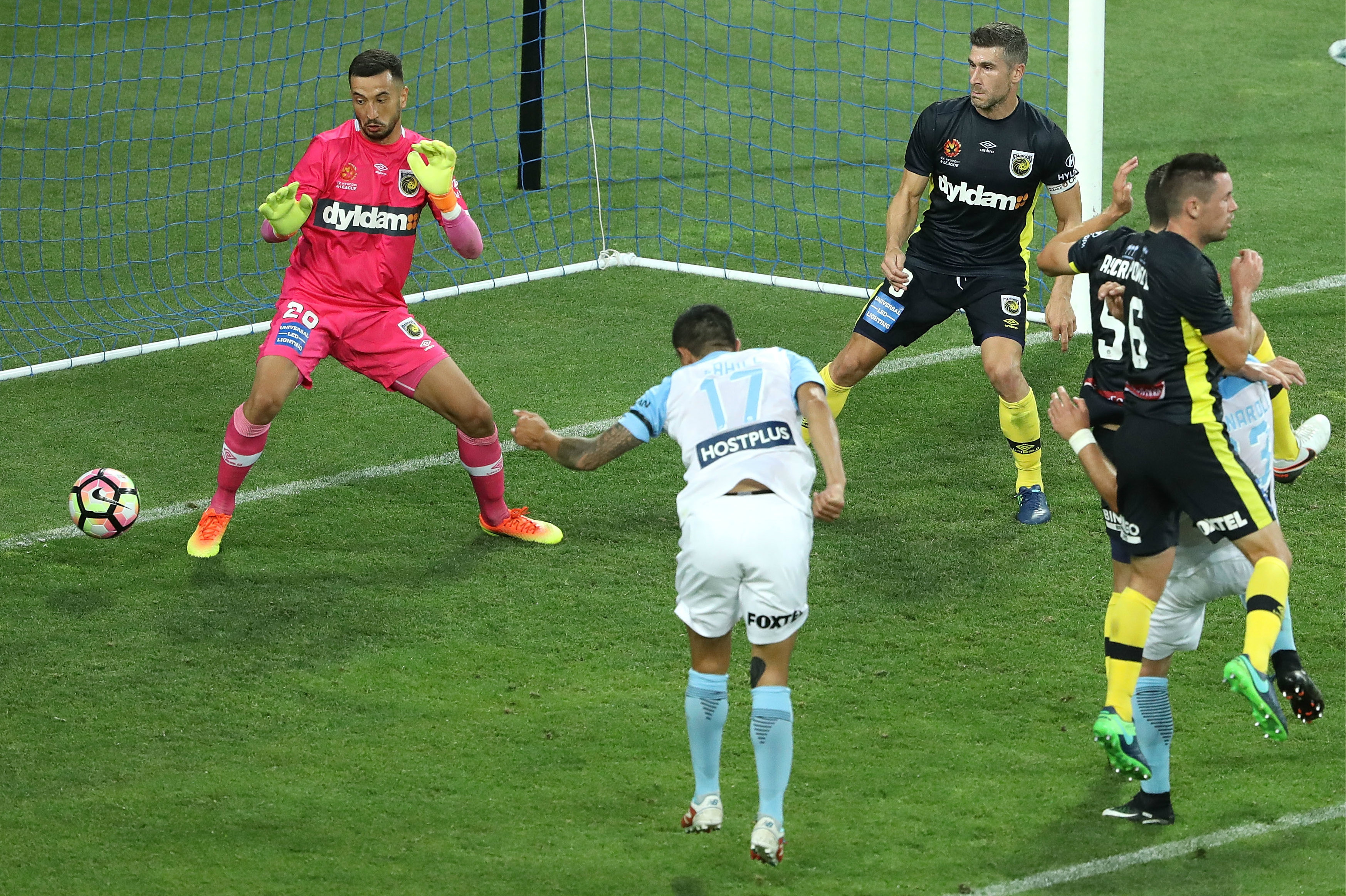 A trademark header completed his brace against the Mariners.