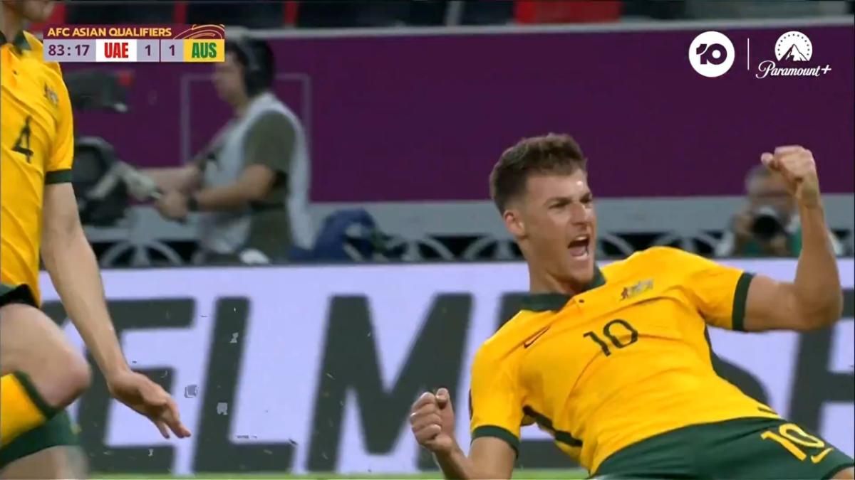 GOAL: Hrustic - A crucial goal for the Socceroos