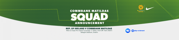 CommBank Matildas squad announcement