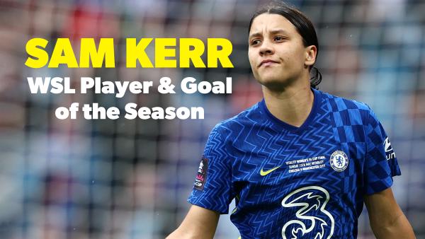 Sam Kerr named WSL Player & Goal of the Season