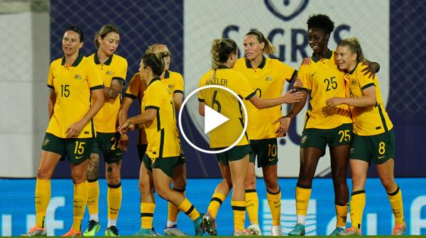 WATCH: A draw in Portugal for centurion Williams and CommBank Matildas
