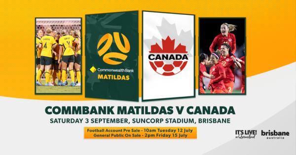 CommBank Matildas and Socceroos Return To Brisbane This September