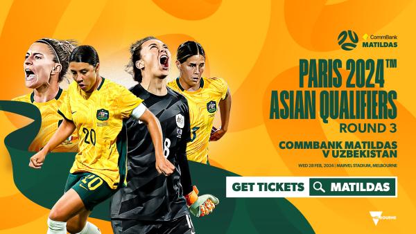 Tickets on sale to general public for our clash against Uzbekistan at Marvel Stadium