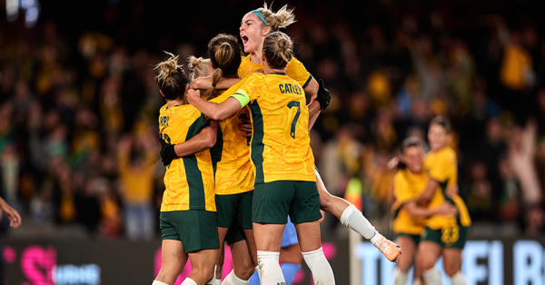 Blockbuster CommBank Matildas celebrate sell-out of Paris 2024™ Olympic Qualifier