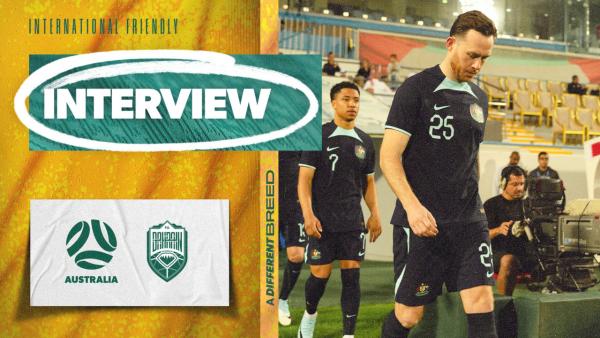 Gethin Jones proud to make debut for Australia | Interview | Subway Socceroos v Bahrain