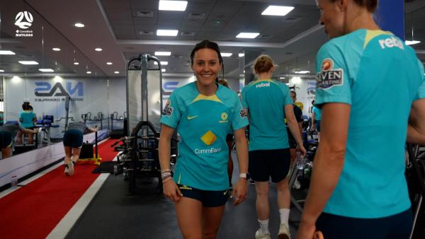 Raso Returns™ - After 3 months between camps Hayley Raso talks about getting the squad back together | CommBank Matildas