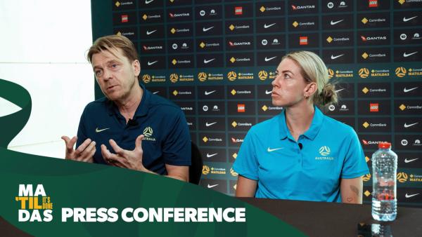 Pre-Match Press Conference: Tony Gustavsson & Alanna Kennedy | Uzbekistan v CommBank Matildas