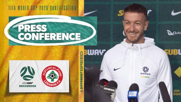 Adam Taggart: It's fantastic to be back and get that reward | Press Conference | Subway Socceroos